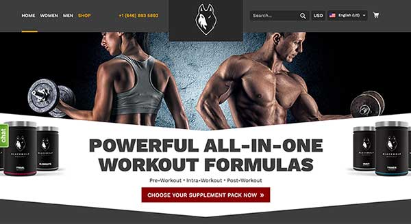 Blackwolf Product Site